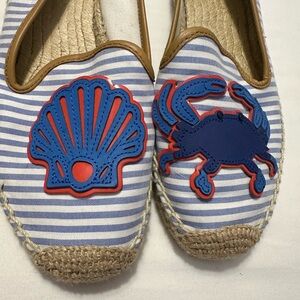 New Tory Burch Espadrilles Crab and Shell